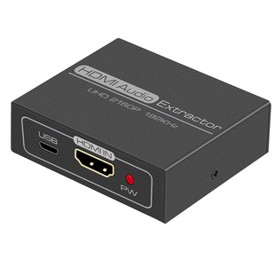 VPFET HDMI音频分离器4K高清转3.5AUX耳机孔红白左右两声道光纤5.1声道PS5/xbox/switch接显示器hdr音箱