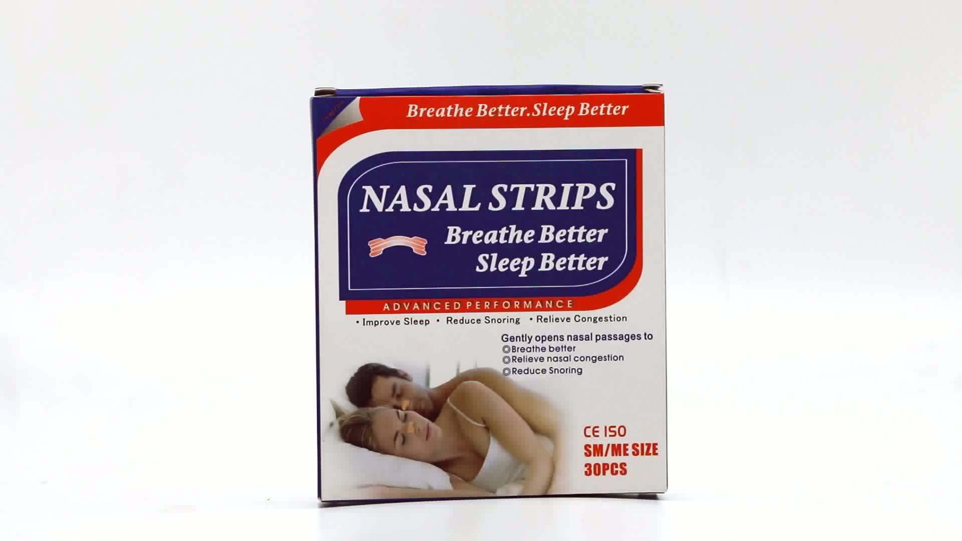 Ce Stop Snoring Aid Tiras Nasales No Tóxicas,Anti Ronquidos Nariz Tiras