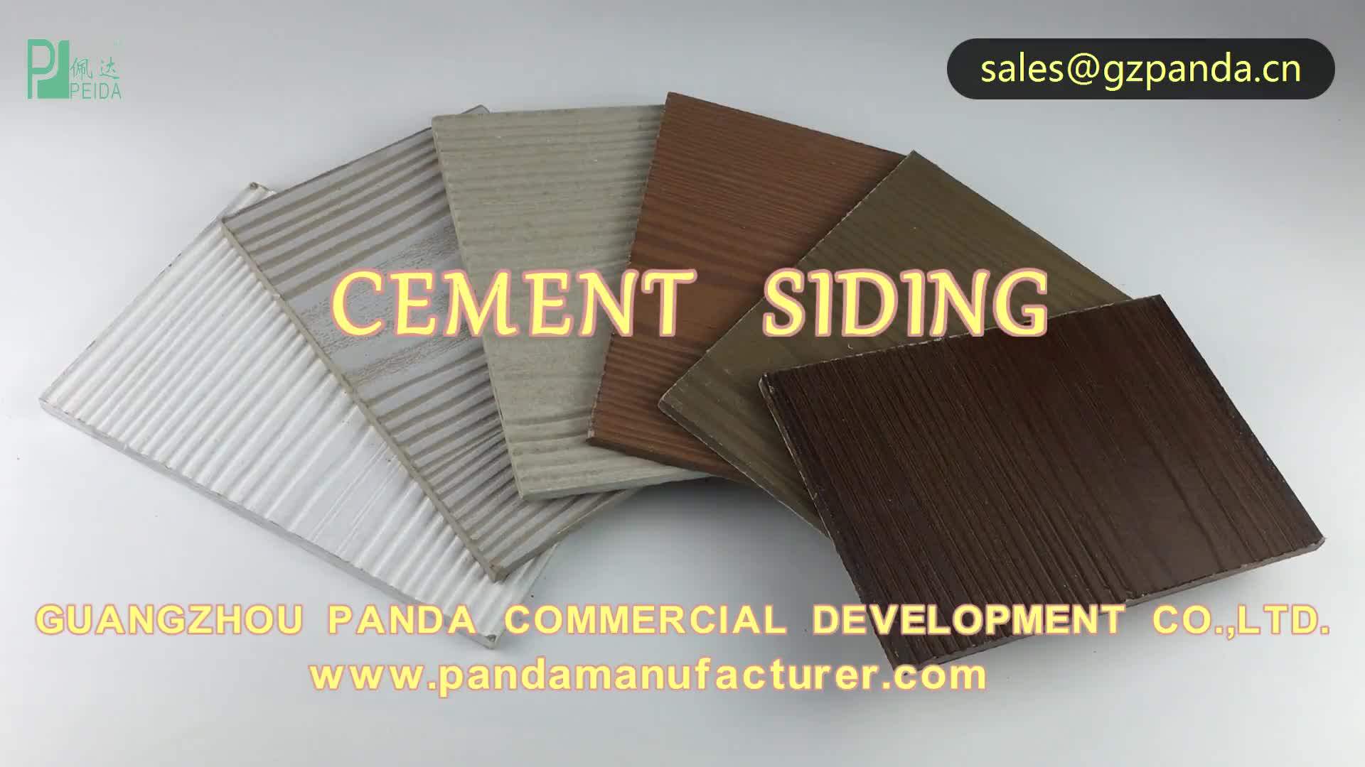 Cheap Exterior Weatherboard Material 1/2 Fiber Cement Siding Wall Panel