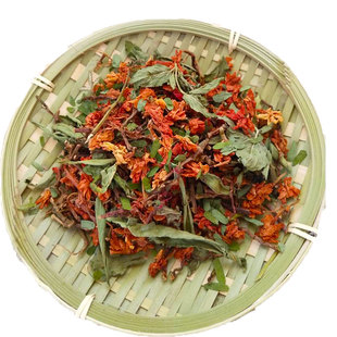 百花益寿茶广西农家凉茶五合一罗汉果花配山蜜草甜叶菊薄荷相思叶