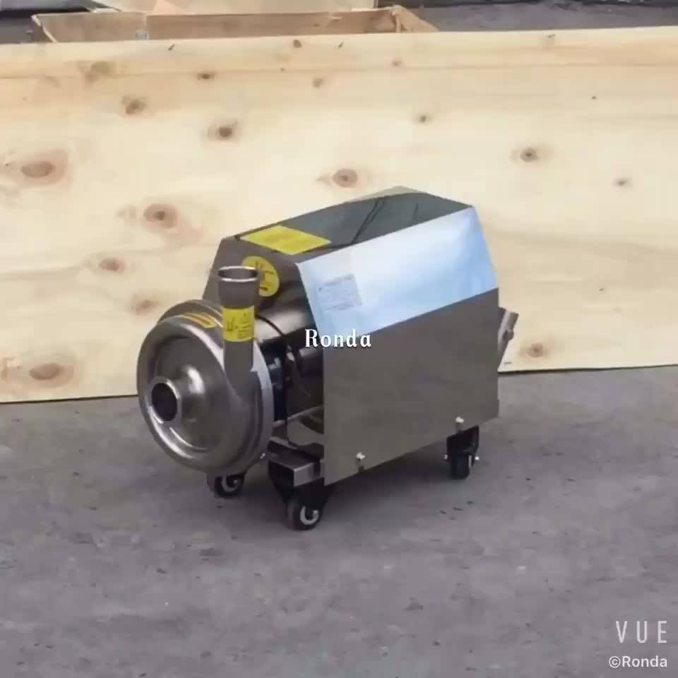 Rdrm Stainless Steel Food Grade Transfer Pump Open Impeller Sanitary