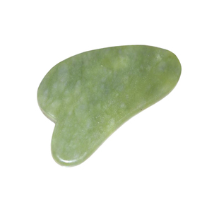 天然玉石刮痧板张秀勤琴全息面部按摩棒精油脸部美容眼部岫玉弯板