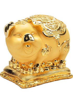 树脂儿童柜台招财高档礼品存钱罐