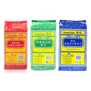 康元饼干康元家庭克力架饼干640g袋装休闲零食早餐饼干