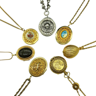 Mr新款浮雕 Vintge项链项坠链复古着孤品1928十字架玫瑰宫廷女