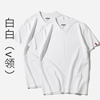 Белый, V-образный вырез