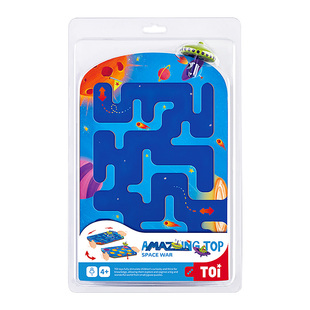 TOI 儿童轨道陀螺迷宫手头便携旅途掌上平面玩具训练孩子专注力板