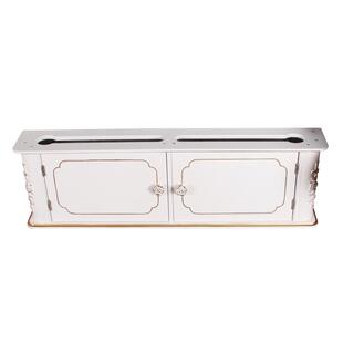 简单日子北欧式插座遮挡电线收纳盒路由器集线盒壁挂墙插排置物架