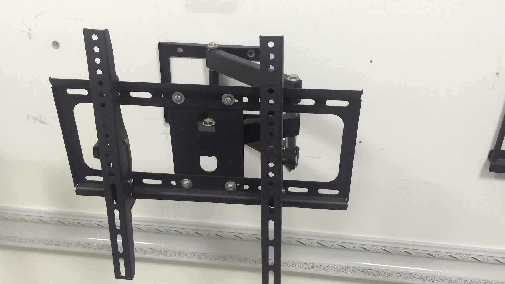 The Led Tv Wall Units Are Inlaid With Tv Brackets Telescopic Television