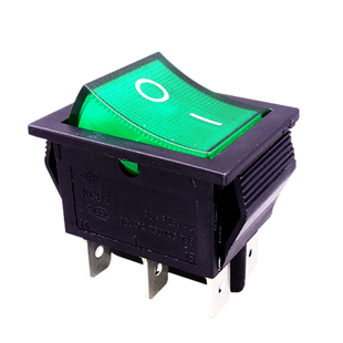 上开 上海永星船型开关KCD2-22NC 16A 6脚 绿色带灯 KCD4  UL CQC