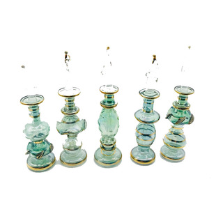 单个 埃及特色香精瓶7cm 香水瓶扩香家居软装水晶玻璃装饰带礼盒