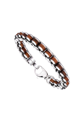 欧美手链赤月钨金轻奢小众相思木