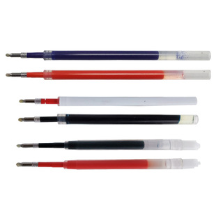 忆涵蓝黑红水笔芯0.5/0.7mm 适用米家按动笔中性笔金属签字笔流畅