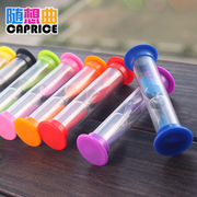 创意时间安全小沙漏摆件儿童刷牙计时器3/5/10/20三分钟迷你防摔