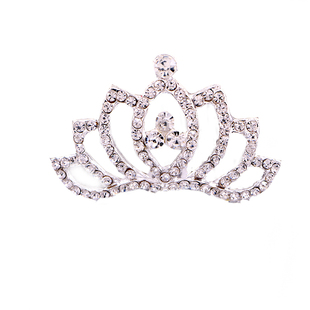 批公主王冠皇发梳插儿童女孩水钻韩国可爱六一节目表演出头饰发卡