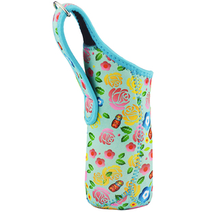 保温杯保护套玻璃富氢水杯手提袋子加厚防摔带提绳通用保温杯套