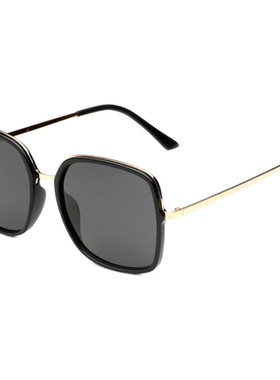 墨镜复古风大圆脸近视太阳眼镜