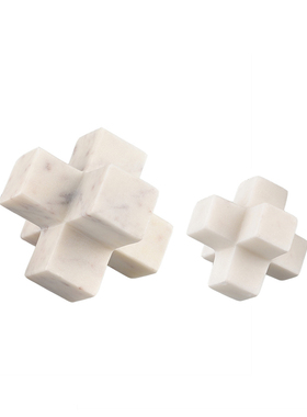 印度进口十字交叉轻奢风创意摆件