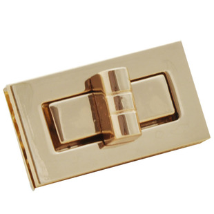 2种规格方形拧锁 小香包袋锁皮靴子外套装饰包锁箱包五金配件锁扣