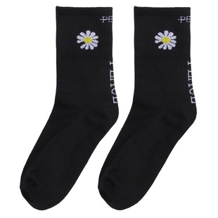 GD小雏菊花peace中筒长袜子权志龙同款潮袜 pmo af1