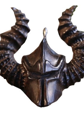 黑暗系哥特风手工雕刻吊坠定制