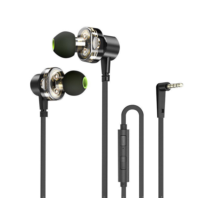 金属吸磁耳机入耳式带麦HIFI音质