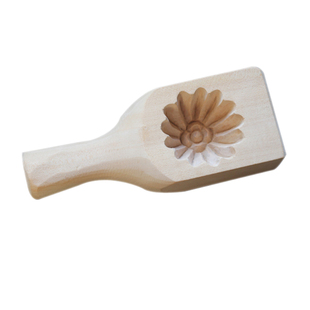 包师傅饼印木质面食馒头花瓣新荣记同款青团清明果手工包包子模具