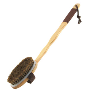 【御素堂】长柄可卸脱猪鬃硬毛刷搓澡马鬃软毛刷搓后背刷搓澡神器