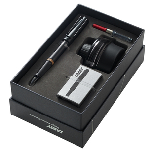 德国 LAMY/凌美 safari狩猎者 磨砂黑|粉色 钢笔 墨水礼盒套装