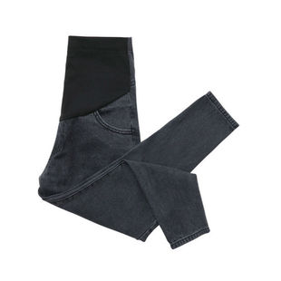 100%全棉孕妇秋裤纯棉内穿毛裤托腹可调节腰孕中晚期长裤保暖睡裤