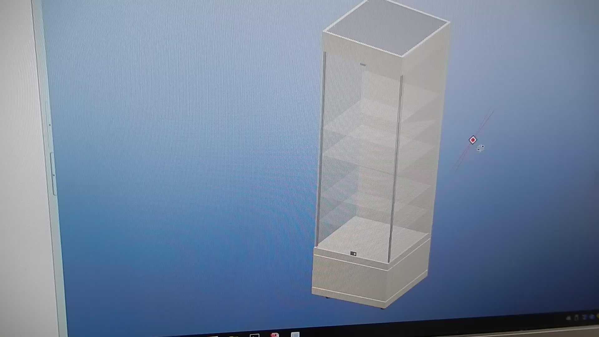 Movable Wholesale Cheap Sliding Door Glass Jewellery Display