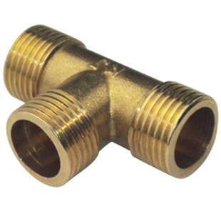 【全铜加厚】4分外丝 三通分水接头 1/2四分水管铜三通 3外丝正品