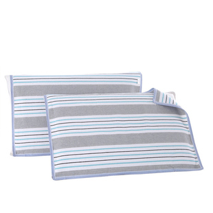 加厚老粗布枕巾四季通用亚麻吸汗透气单人成人加厚加密48*74一对