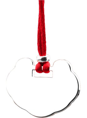 足银宝宝满月婴儿名字定制平安锁