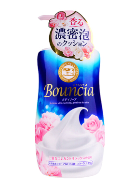 日本本土COW牛乳石碱牛奶沐浴露480ml滋润保湿牛奶沐浴乳金色奢华