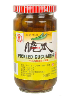 进口金兰脆瓜396g腌制全素下饭