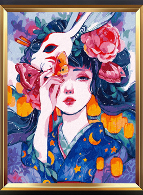 填充减压手绘解闷数字油画