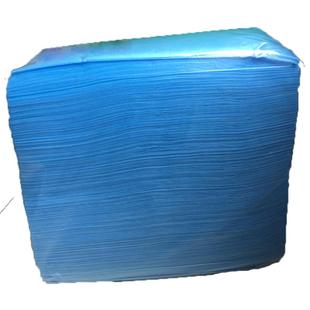 加厚一次性床单按摩美容院无纺布床单隔脏垫单蓝色100张