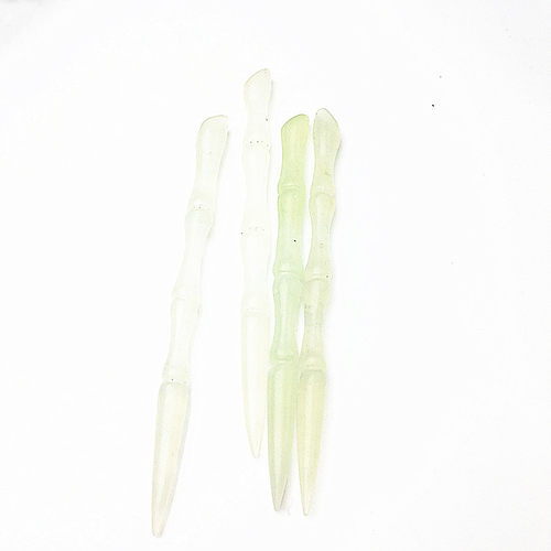 古风竹节仿白玉簪子白琉璃发簪古装拍摄头饰道具盘发盘头簪子竹节