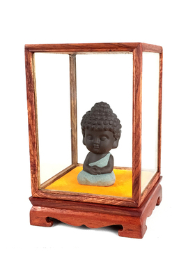 工艺品佛像展示罩定制