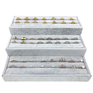 戒指盘珠宝首饰展示托盘耳钉戒指架摆放饰品收纳盘子陈列展示道具