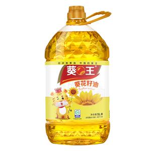 葵王物理压榨葵花籽油5L（插画）