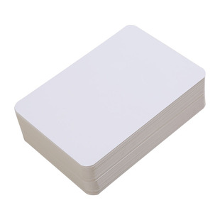 手绘白卡片ins空白加厚英文记忆单词涂鸦识字画画手写素描纸定制