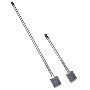 5公分7 8 10 12宽铁铲刀钢管金属柄铲子迷你小钢铲水泥加长小号铲