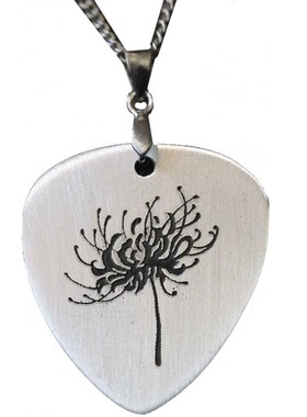 吉他拨片浪漫摇滚风项链定制刻字