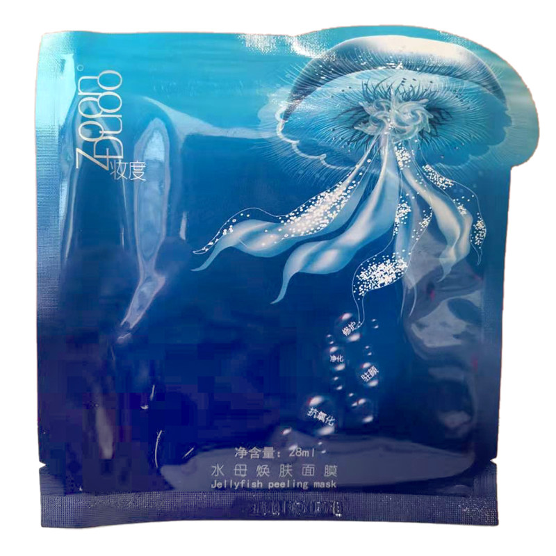 妆度水母焕肤面膜蚕丝面膜纸深层补水保湿收缩毛孔修复滋润肌肤