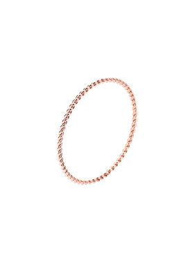 超细麻花戒指关节混搭钛钢首饰品