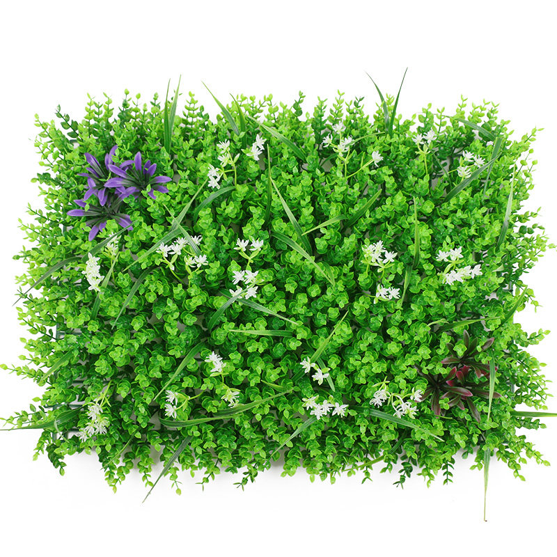 仿真草坪植物墙背景墙塑料假草坪草球米兰尤加利植物墙店招牌绿植