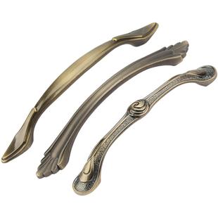 固特欧式青古铜拉手明装鞋柜衣柜抽屉拉手厨房柜门把手仿古小拉手