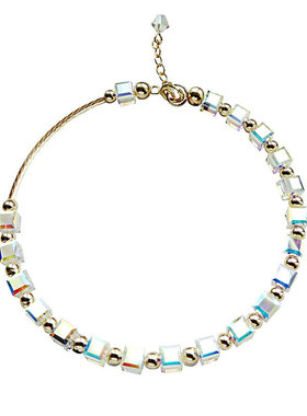 小幸运奥地利水晶手链方糖手串